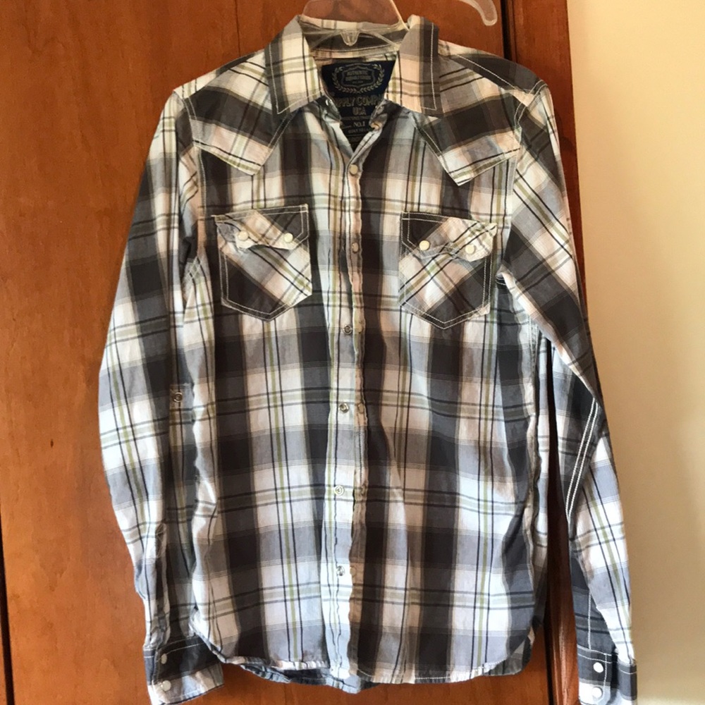 Flannel button up